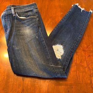COPY - COPY - J Brand Cropped Skinny Distressed